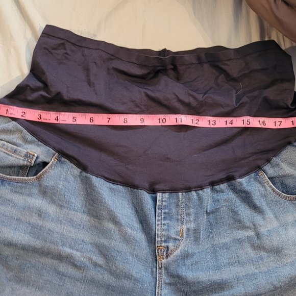 18 Short Old Navy Maternity Skinny Full Panel Jeans - Picture 7 of 9